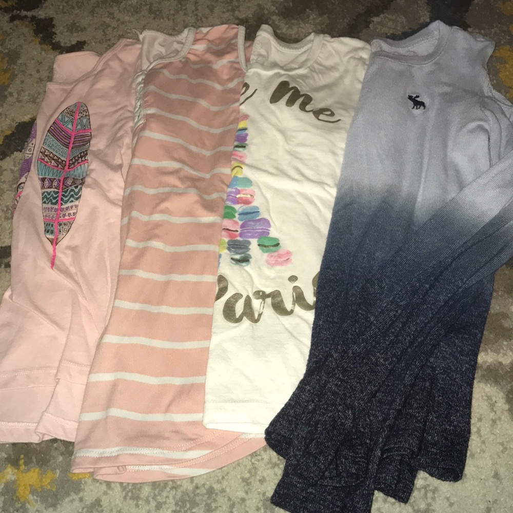 Girls tops size 10 Aeropostale Abercrombie